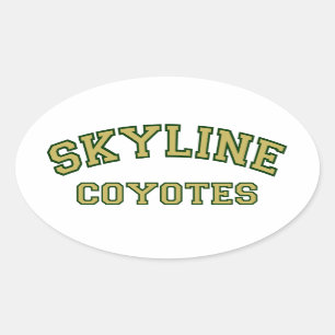 Skyline Coyotes Oval Sticker