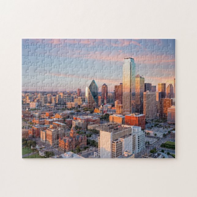 Skyline Dallas Downtown Dallas View West End Dalla Jigsaw Puzzle (Horizontal)