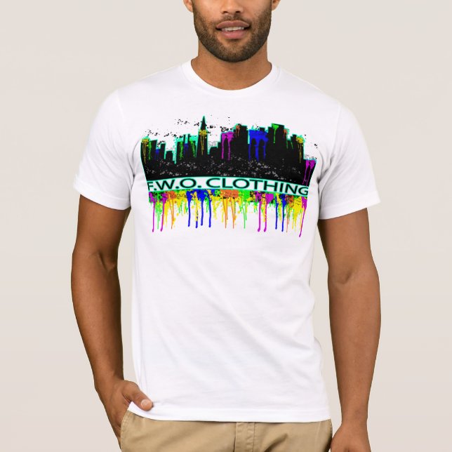Skyline Drip T-Shirt (Front)