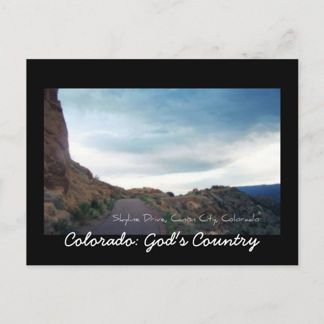 Skyline Drive, Canon City, Colorado Postcard (Front)
