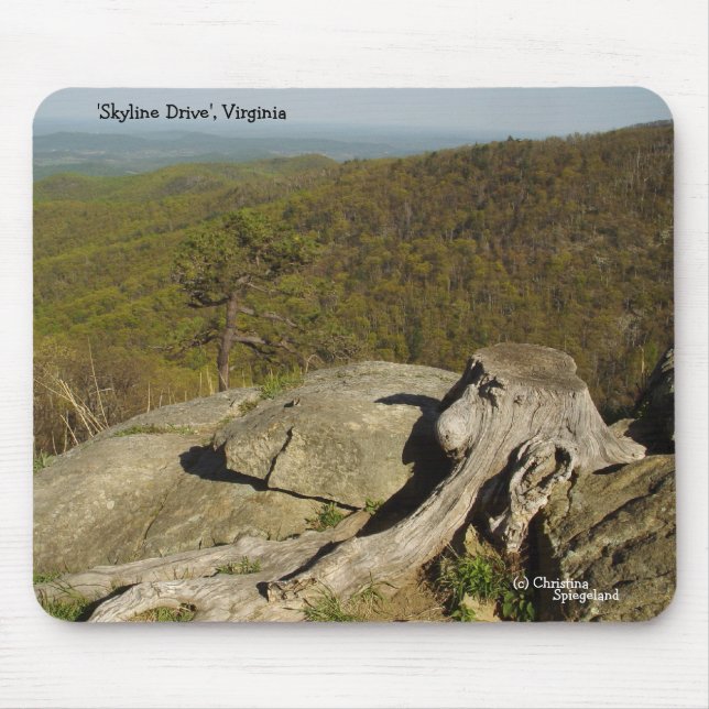 Skyline drive Mountains Virginia Mouse Mat (Front)