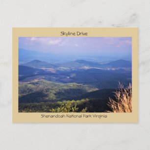 Skyline Drive Shenandoah Postcard