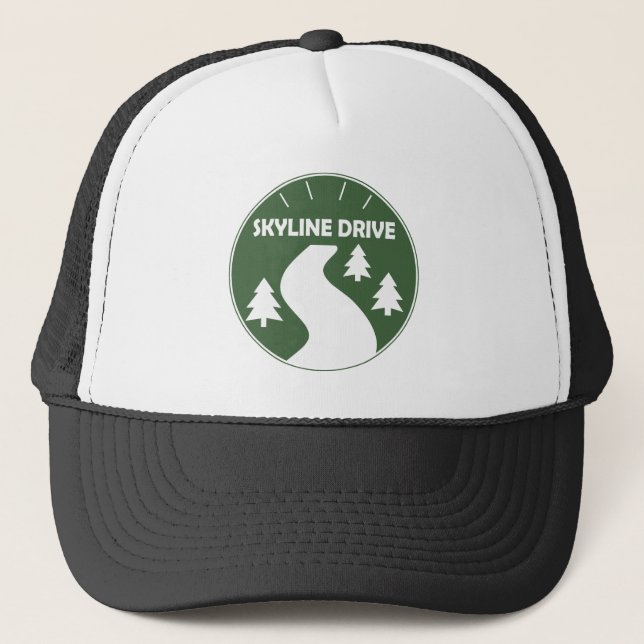 Skyline Drive Trucker Hat (Front)