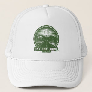 Skyline Drive Virginia Forest Trucker Hat