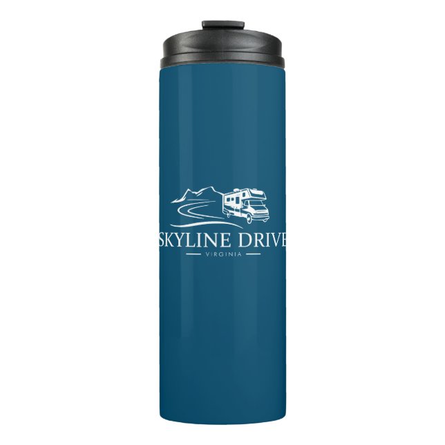 Skyline Drive Virginia Recreational Vehicle Thermal Tumbler (Front)