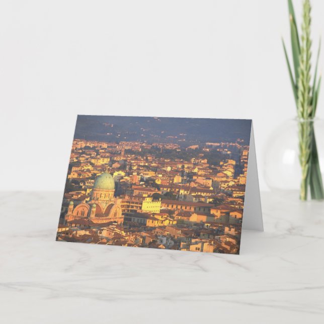 Skyline Florence Italy Card (Front)