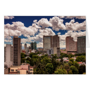 Skyline From The Hotels In Polanco Mexico City