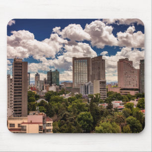 Skyline From The Hotels In Polanco Mexico City Mouse Mat