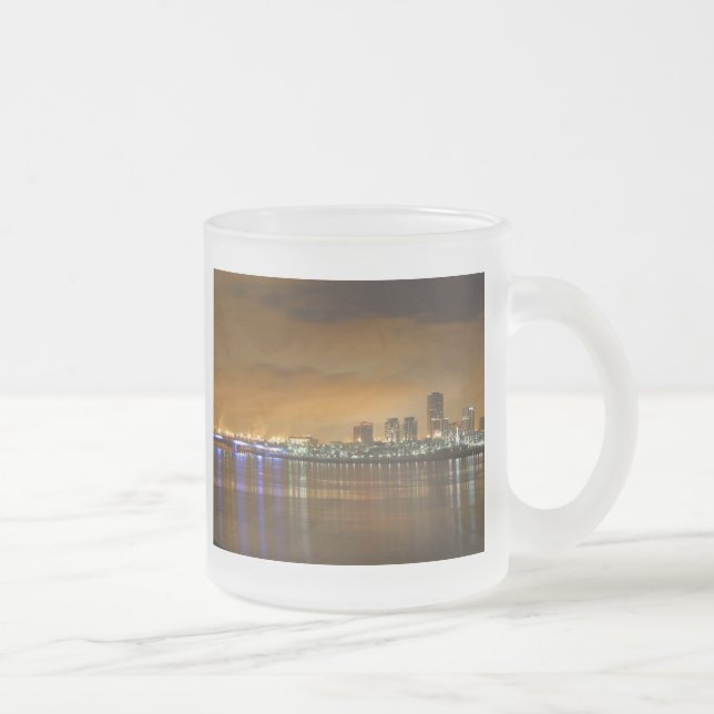 Skyline Frosted Glass Coffee Mug (Right)