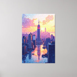 Skyline Glow Canvas Print