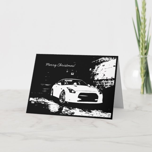 Skyline GTR Christmas Holiday Card (Front)