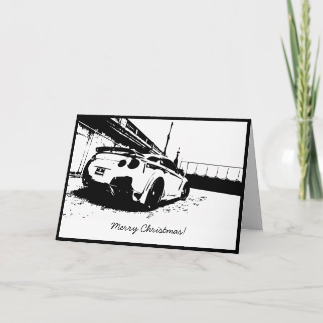 Skyline GTR Christmas Holiday Card (Front)