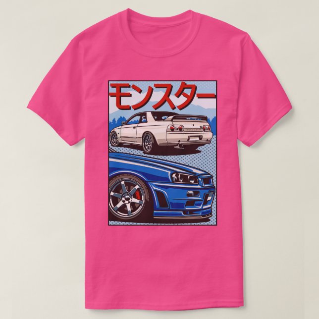Skyline GTR team T-Shirt (Design Front)