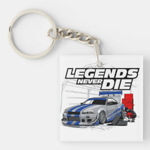 SKYLINE LEGENDS NEVER DIE! KEY RING