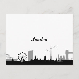 Skyline London Postcard