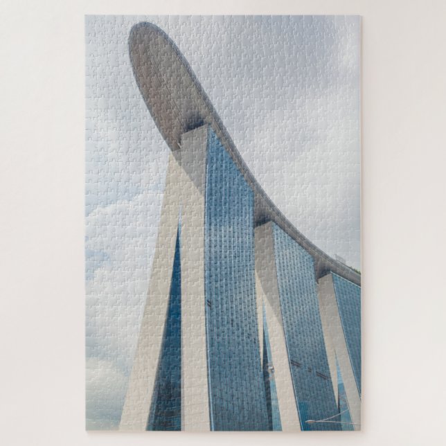 Skyline Marina Bay Sands Singapore 1000 Pieces Jigsaw Puzzle (Vertical)