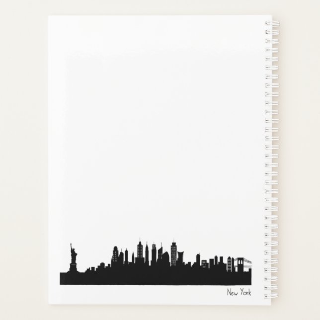 Skyline New York Planner (Back)