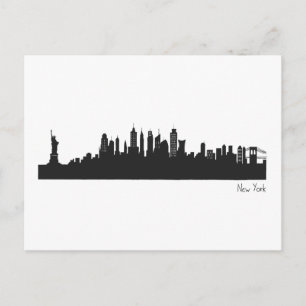 Skyline New York Postcard