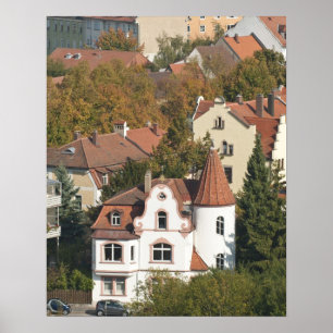 Skyline of Bamberg, Germany 2 Poster