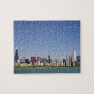 Skyline of Chicago, Illinois, USA. Jigsaw Puzzle