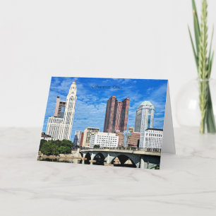 Skyline of Columbus, Ohio Card