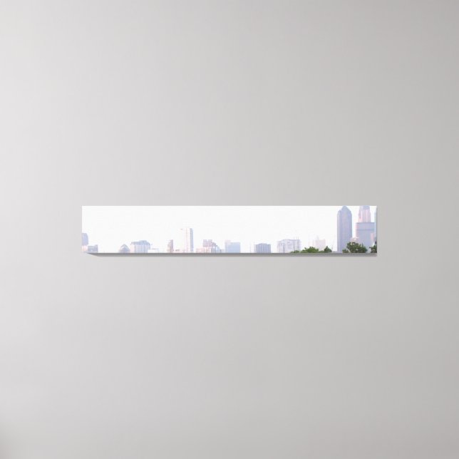 Skyline of Dallas, Texas Canvas Print (Front)