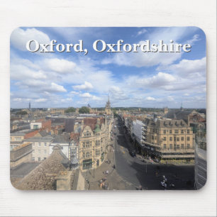 Skyline of Historic Oxford in Oxfordshire, UK Mouse Mat