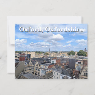 Skyline of Historic Oxford in Oxfordshire, UK Postcard