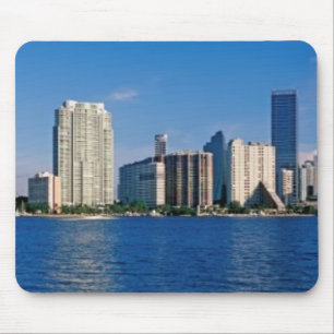 Skyline of Miami, Florida Mouse Mat