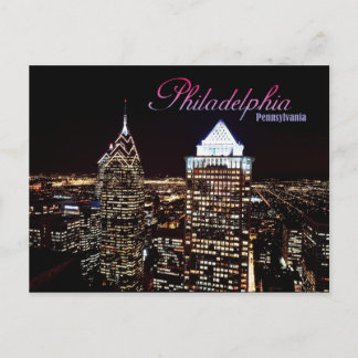 Skyline of Philadelphia, Pennsylvania Postcard