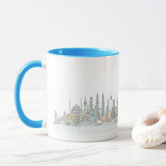 Skyline of the World Mug