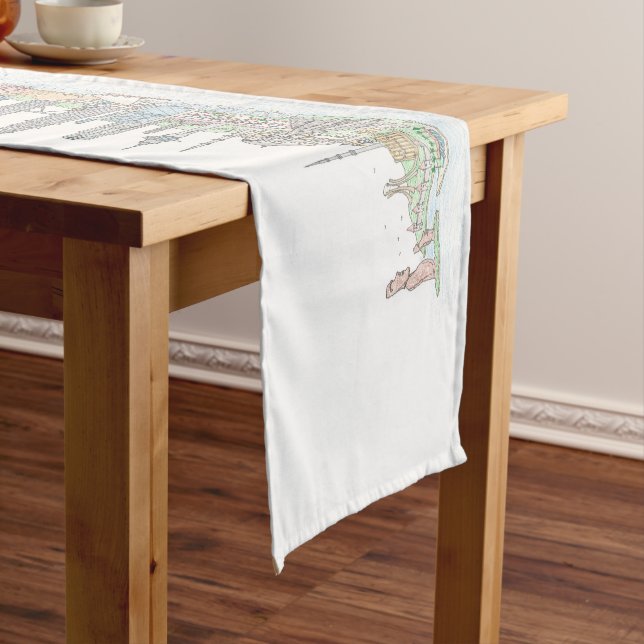 Skyline of the World Table Runner (In Situ)