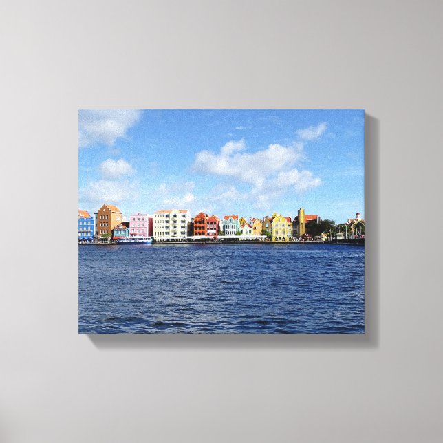 Skyline of Willemstad Canvas Print (Front)