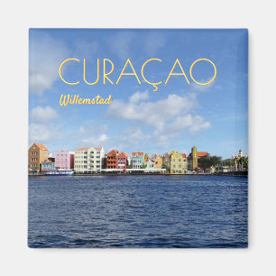 Skyline of Willemstad (customisable) Magnet