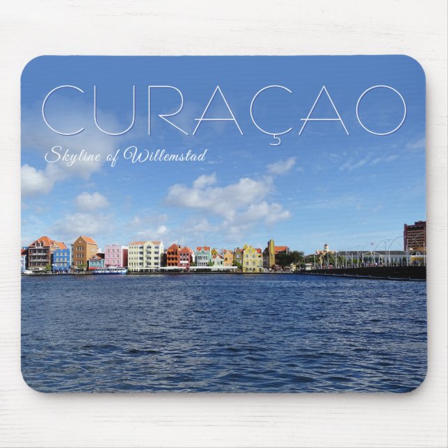 Skyline of Willemstad Mouse Mat (Front)
