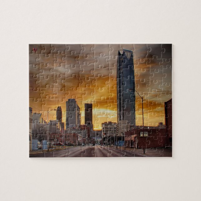 Skyline Oklahoma Jigsaw Puzzle (Horizontal)