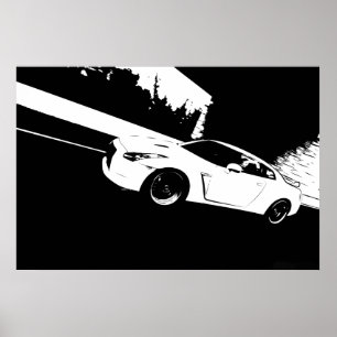 Skyline Rolling Shot Poster