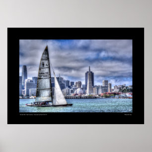 Skyline Sail - San Francisco Poster