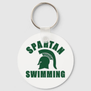 Skyline Spartan Swimming Keychain