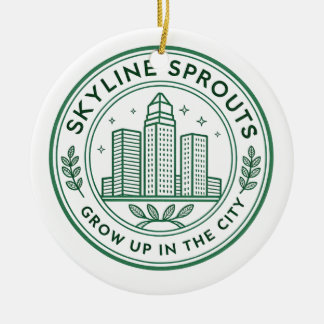 Skyline Sprouts Memorial Ornament | Urban Farming 