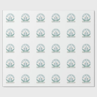 Skyline Sprouts Urban Farming Sticker | City Garde Wrapping Paper