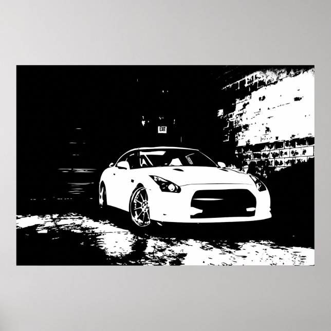 Skyline "Stance" Shot. Poster (Front)