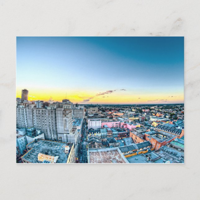 Skyline Sunset (New Orleans, LA) Postcard (Front)