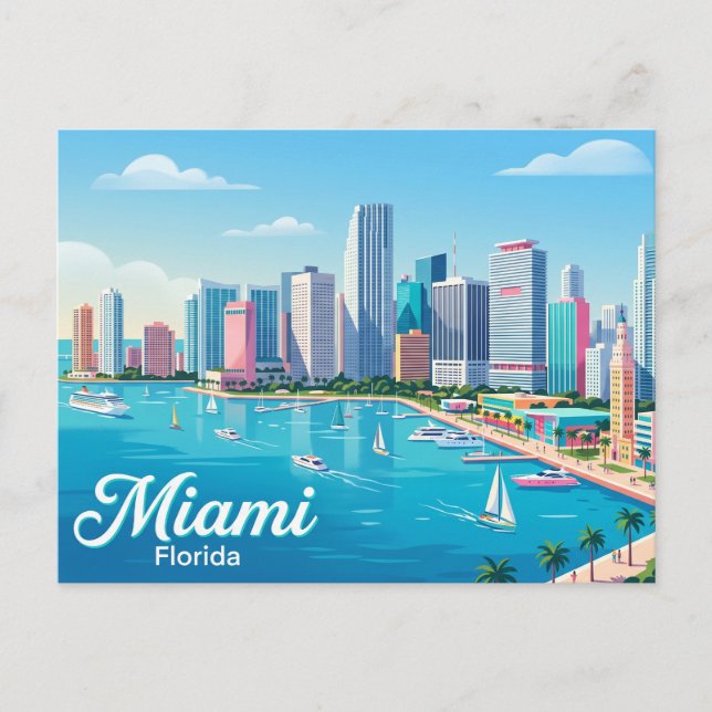 Skyline USA Postcard (Front)
