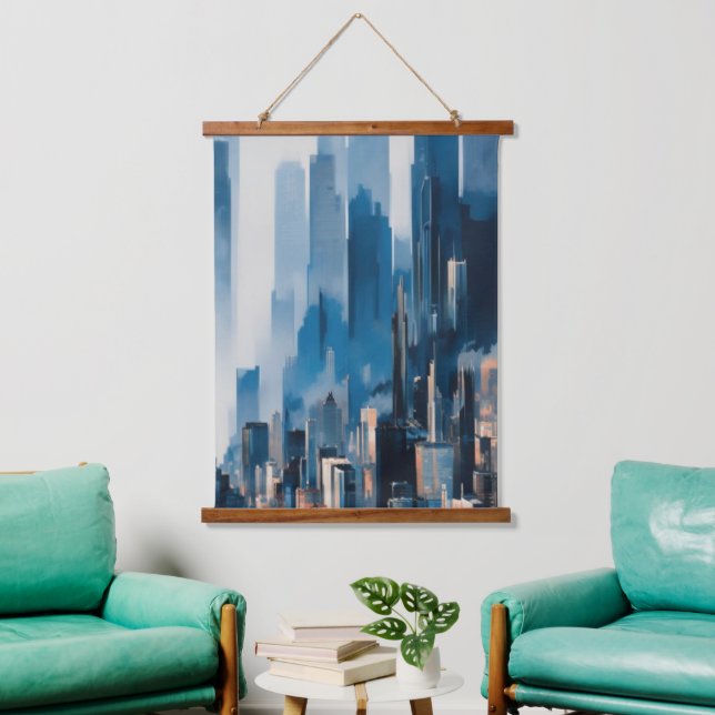 Skyline Wall Tapestry (Living Room)