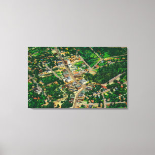 Skyliner View looking South over Ashland, OR Canvas Print