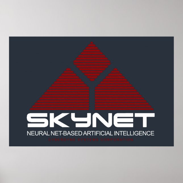 Skynet Logo Poster (Front)