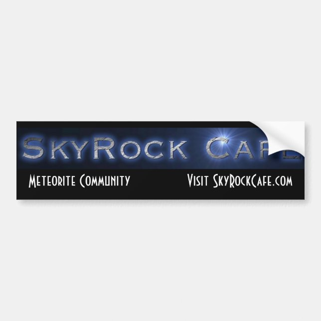 SkyRock Cafe Bumper Sticker 2 (Front)