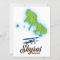 Skyros Greece island map