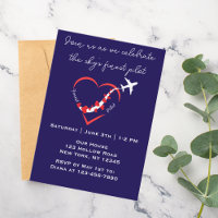 Sky's Finest Pilot,Heart Aeroplane,Birthday,Simple